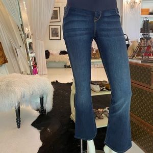Old Navy low rise boot cut maternity denim jeans